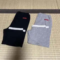 moujonjon 6分丈レース付きパンツ 130cm 2枚セット
