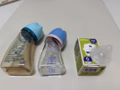 あ*ん様 Betta哺乳瓶　ガラス製140ml、PPSU製 240ml、新品乳首