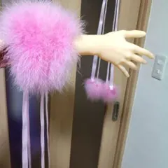 羽フロート&ポンポン付きリボンフロート