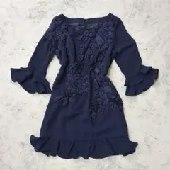 グレースコンチネンタル ワンピース フラワー 34 きれいめ 入学式オケージョン