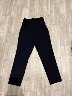 ユニクロ　マタニティアンクルパンツ　ネイビー　M