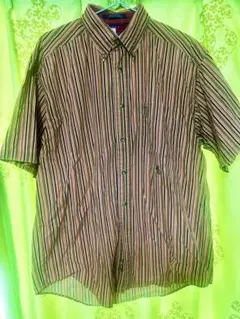 TOMMY HILFIGER ストライプシャツ メンズMサイズ