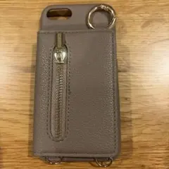 ジッパーポケット付きiPhone7/8/seケース