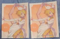 初音ミク 2025 WINTERフェア アニメイト 特典 ステッカー 鏡音リン