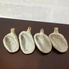 有田焼　陶器製スプーン型箸置き4個セット