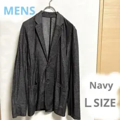 【極美品】大人上品な着こなし◆Navy テーラードジャケット L グレーのサムネイル