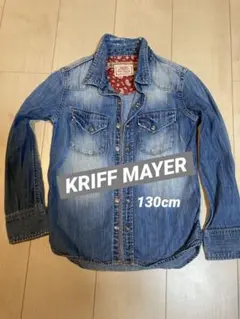 KRIFF MAYER デニムシャツ 130センチ 男女兼用 アメカジのサムネイル