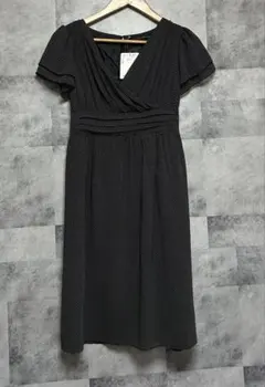 新品　タグ付　ユナイテッドアローズ　ワンピース　ドット柄 ブラック レディース