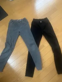 GU 裏起毛パンツ　2色セット