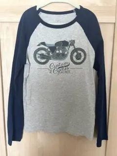 GAP KIDS バイクプリント長袖カットソー 140