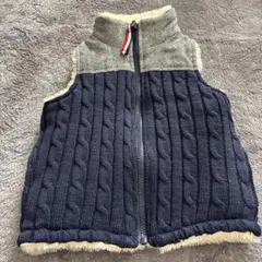 【F.P】リバーシブルベスト　90cm