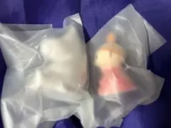 ムーミン フロッキーフィギュア２個セット　ムーミン、ミー