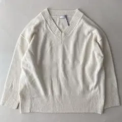 ☆ジャーナルスタンダード☆カシミヤ混　ウール　ニット　Vネック　クリーニング済