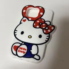 ハローキティ iPhone15 ケース シリコン
