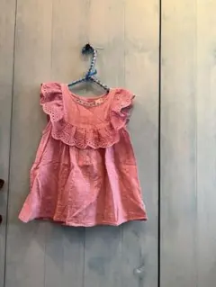 petit main カットレースブラウス　130