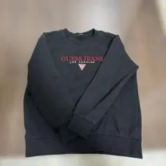 GUESS ブラック スウェット トレーナー