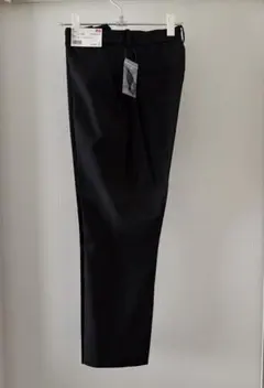 ユニクロ　スマートアンクルパンツ（スリムテーパード・丈標準）ブラック　L