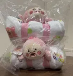 こびとづかん カクレモモジリ ぬいぐるみ 付き ブランケット ２個セット