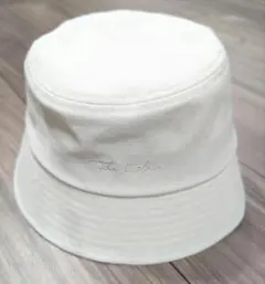 ホワイト バケットハット 58cm　レディース
