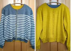 R.KIKUCHI R.K　リバーシブル　ニット　カーディガン