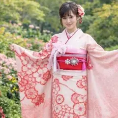 振袖　完全フルセット　25点　成人式　結婚式　前撮り　ピンク　総絞り　美品　正絹