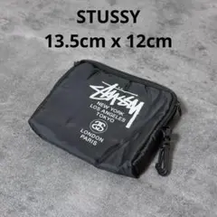 【極美品】Stussy（ステューシー） ブラック ポーチ　コイン入れのサムネイル
