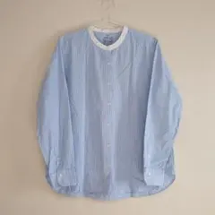 無印良品 ストライプシャツ XL 大きいサイズ