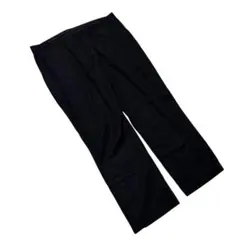 90s polo ツータックチノパン シルクスラックス ブラック黒 38/32