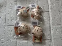 ちいかわ うさぎだらけくじ ぬいぐるみバッジ4種セット