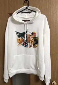 イタリアンブレインロット　プリント パーカー　150〜165 レディースM