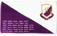 希少　乃木坂46 初期ロゴ & 初期メンバーネーム入り　バスタオル　新品未使用