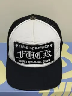 CHROME HEARTS トラッカーハット ホワイト/ブラック - メルカリ