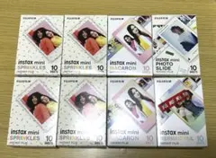 FUJIFILM instax mini チェキフィルム8個　80枚