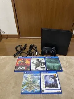 最終値下げ PS4 1TB CUH-2100B ブラック ソフト5本セット 箱無