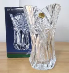 HOYA CRYSTAL カットクリスタル花瓶 高さ約30cm - メルカリ