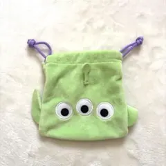 ディズニーストア シークレット巾着 リトルグリーンメン エイリアン