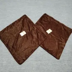 コメリ　アテーナ　スエード　クッションカバー　ハート　45×45センチ　2枚