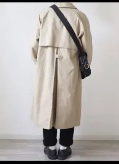 【美品】YAECA 17551 ステンカラーコートロング　カーキ