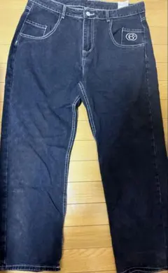 ダークブルー ストレートカットデニム