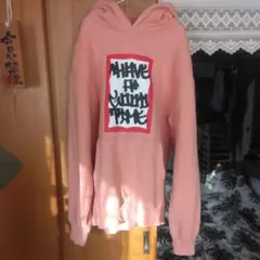 haveagoodtimeグラフィックプリント ピンクパーカー