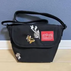 新品　トムとジェリー 刺繍 ショルダーバッグ Manhattan Portage