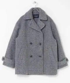 ウールライクカーリーシャギーコクーンコート