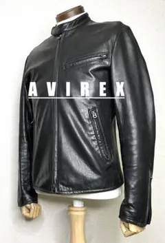 ⑫ AVIREX 革ライダース 【M】TOPGUN◇ninja ハーレー gpzのサムネイル