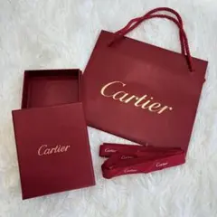Cartier カルティエ 箱袋紐付きショッパーセット2