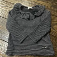 KP ニットプランナー ボーダー フリルTシャツ カットソー 95