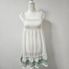 LOWRYS FARM/ローリーズファーム キャミワンピ【L】ギャザー おしゃれ