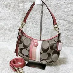 COACH Signature 2Way Accessory Pouch y2k