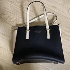kate spade ショルダーバッグ 黒/白