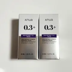 アヌア レチノール0.3 ナイアシンリニューイングセラム 30ml 2個セット