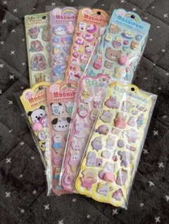 モチプニ デコステッカー 8セット 新品未開封